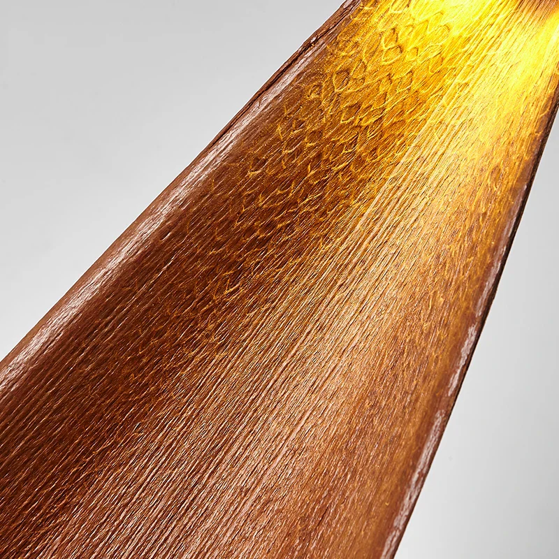 lustre japonais wabi-sabi art rétro feuille naturelle pour boutiques et restaurants - Image 5