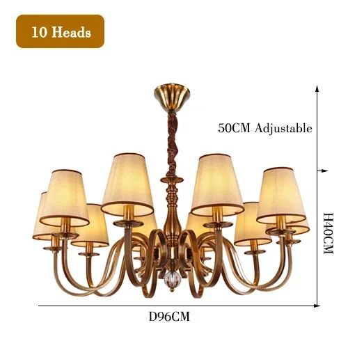 lustre led classique américain pour une décoration rustique élégante - Image 13