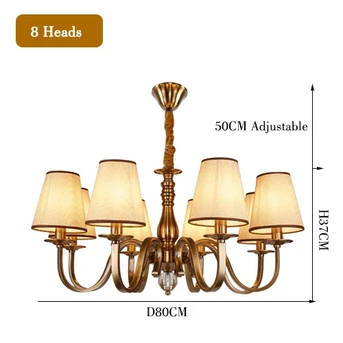 lustre led classique américain pour une décoration rustique élégante - Image 14