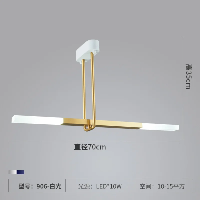 lustre led créatif en forme de u pour éclairage moderne - Image 10