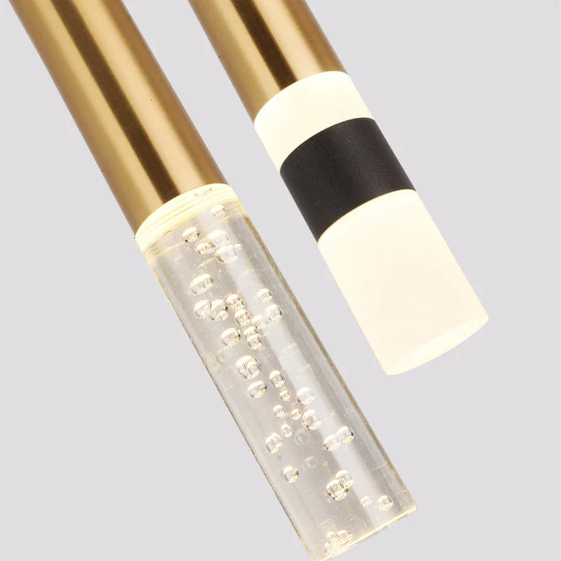 lustre led cristal éclairage double source haut bas gradation - Image 3