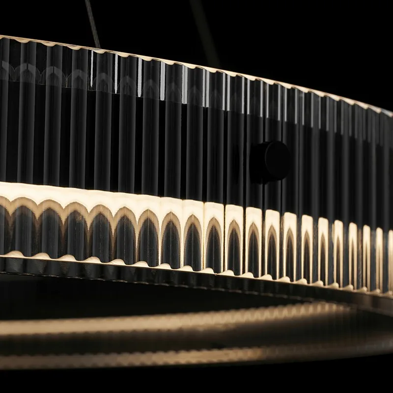 lustre led en anneau design nordique style italien moderne - Image 4