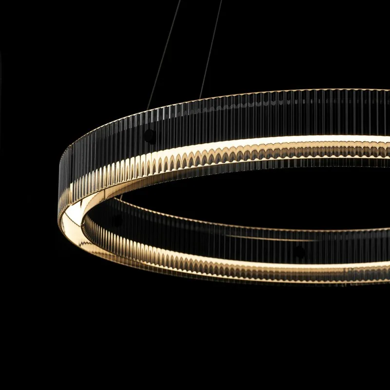 lustre led en anneau design nordique style italien moderne - Image 5