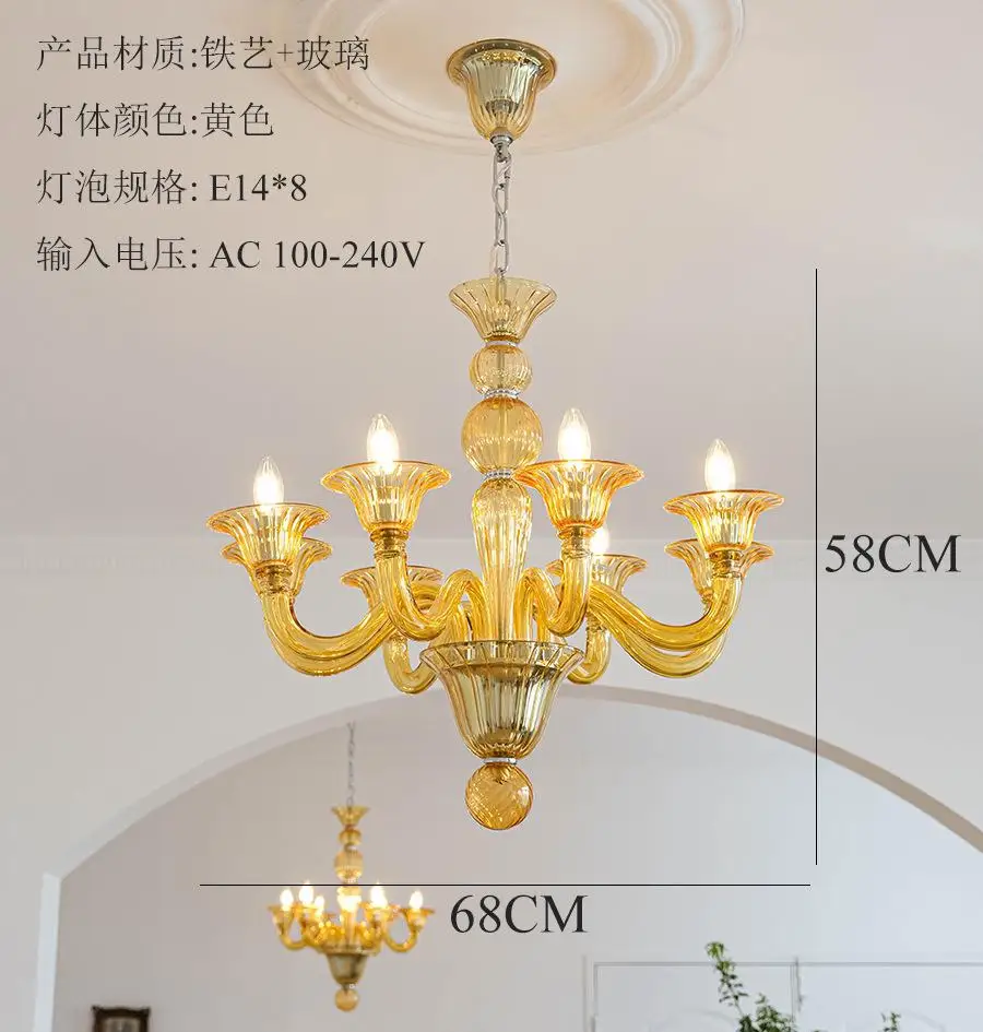 lustre led en cristal pour décoration intérieure élégante - Image 13