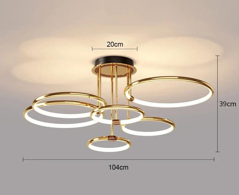 lustre led en silicone pour décoration intérieure élégante et moderne - Image 6