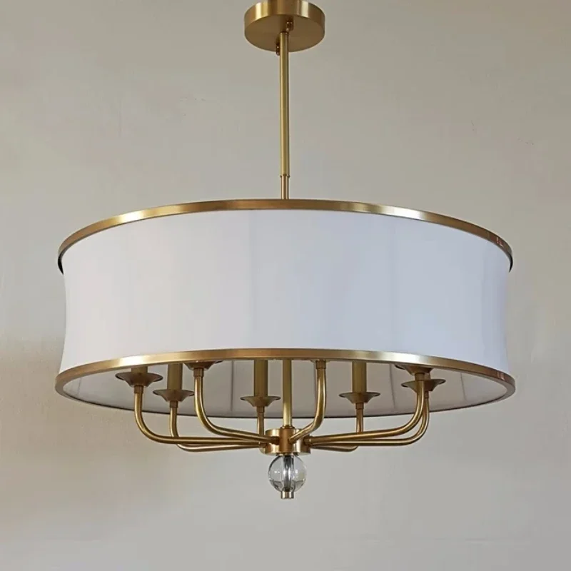lustre LED en tissu pour décoration intérieure moderne - Image 3