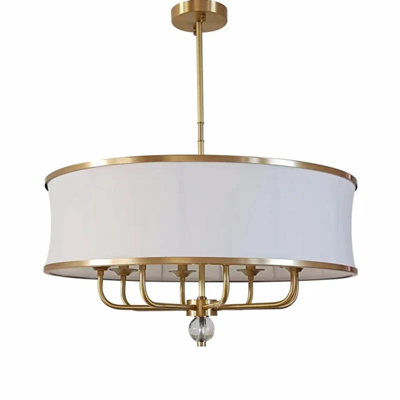 lustre LED en tissu pour décoration intérieure moderne - Image 4