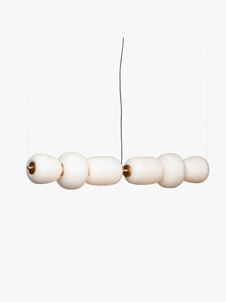 lustre led en verre design minimaliste japonais créatif et artistique - Image 6