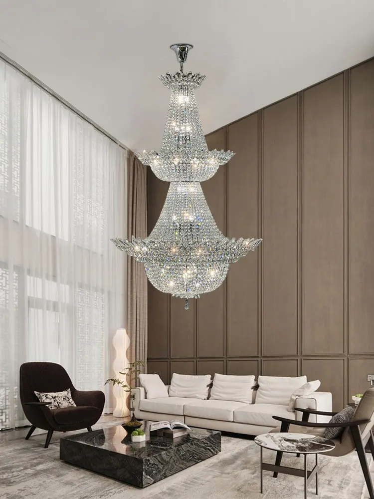 lustre led k9 cristal palace à intensité variable pour un éclairage élégant - Image 9