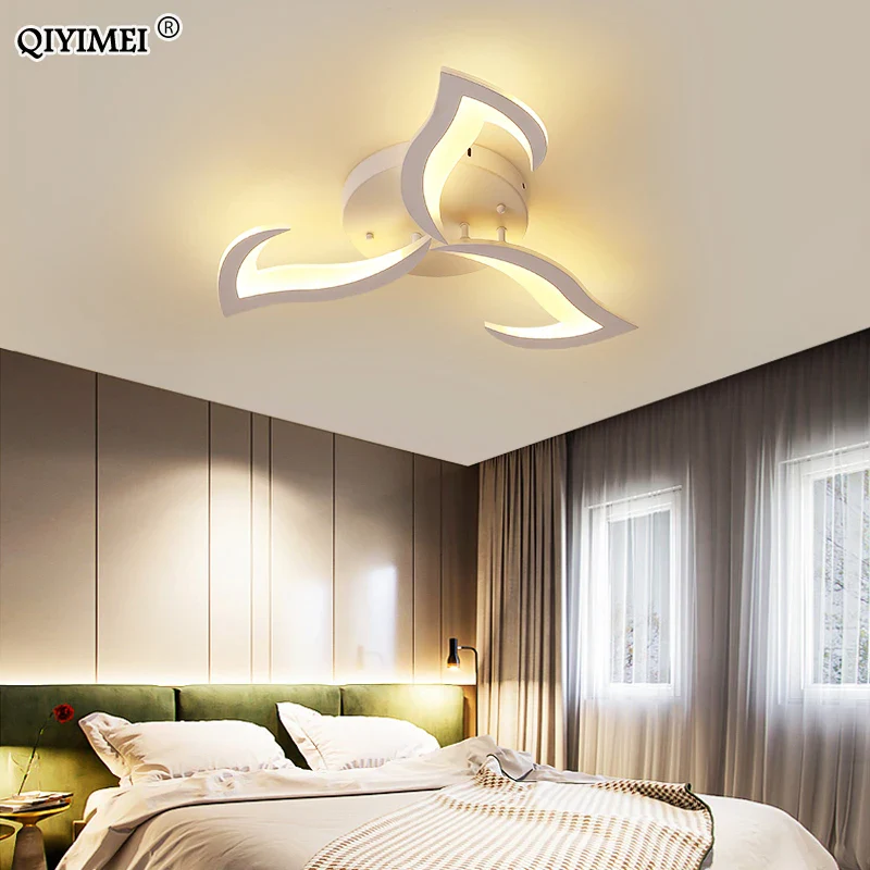 lustre led moderne en fer avec éclairage acrylique pour intérieur - Image 3