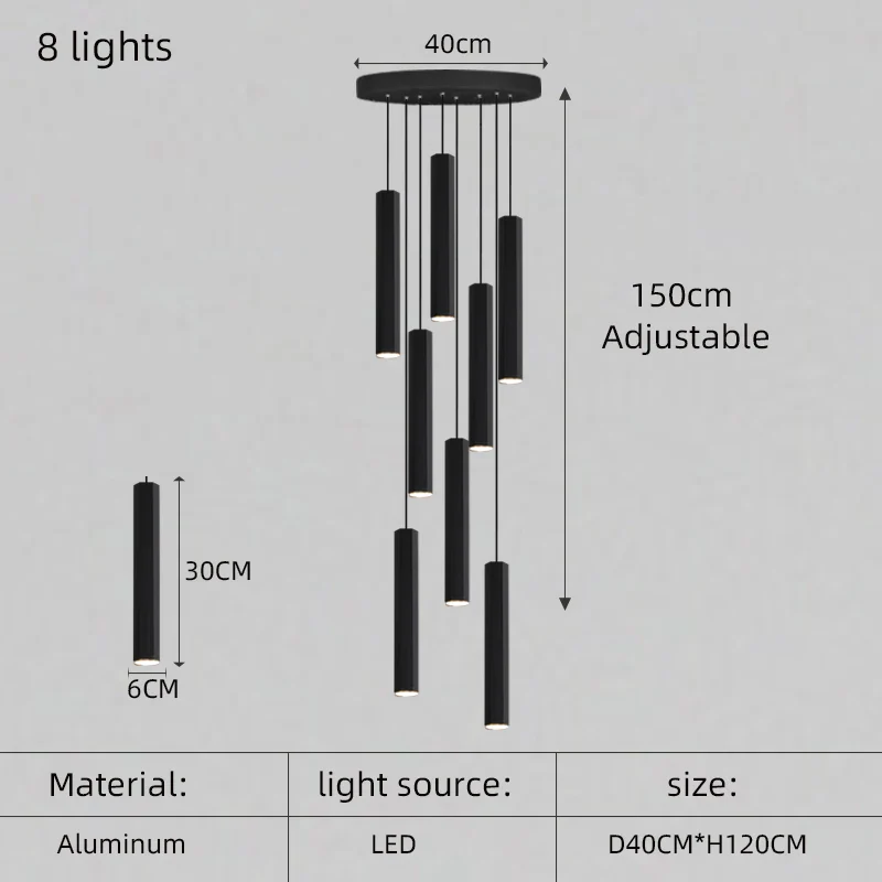 lustre led moderne vintage pour intérieur élégant et chaleureux - Image 10