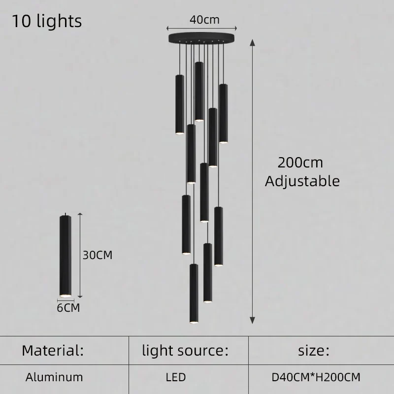 lustre led moderne vintage pour intérieur élégant et chaleureux - Image 11