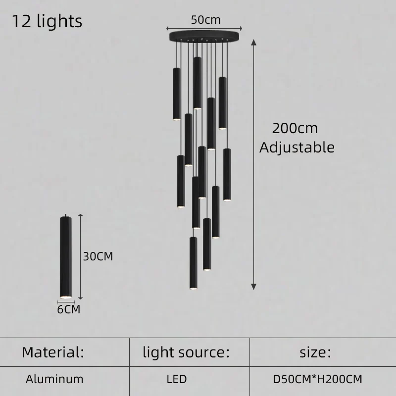 lustre led moderne vintage pour intérieur élégant et chaleureux - Image 16