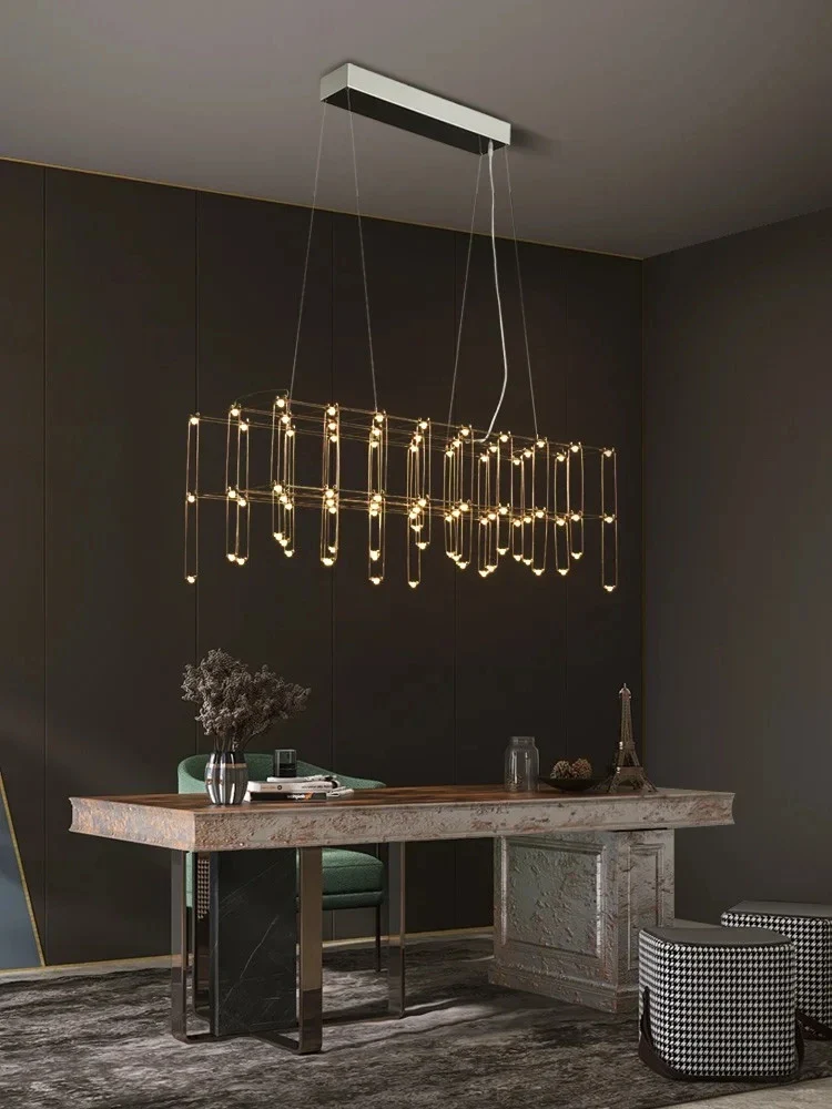 lustre LED postmoderne créatif pour bar et réception - Image 3