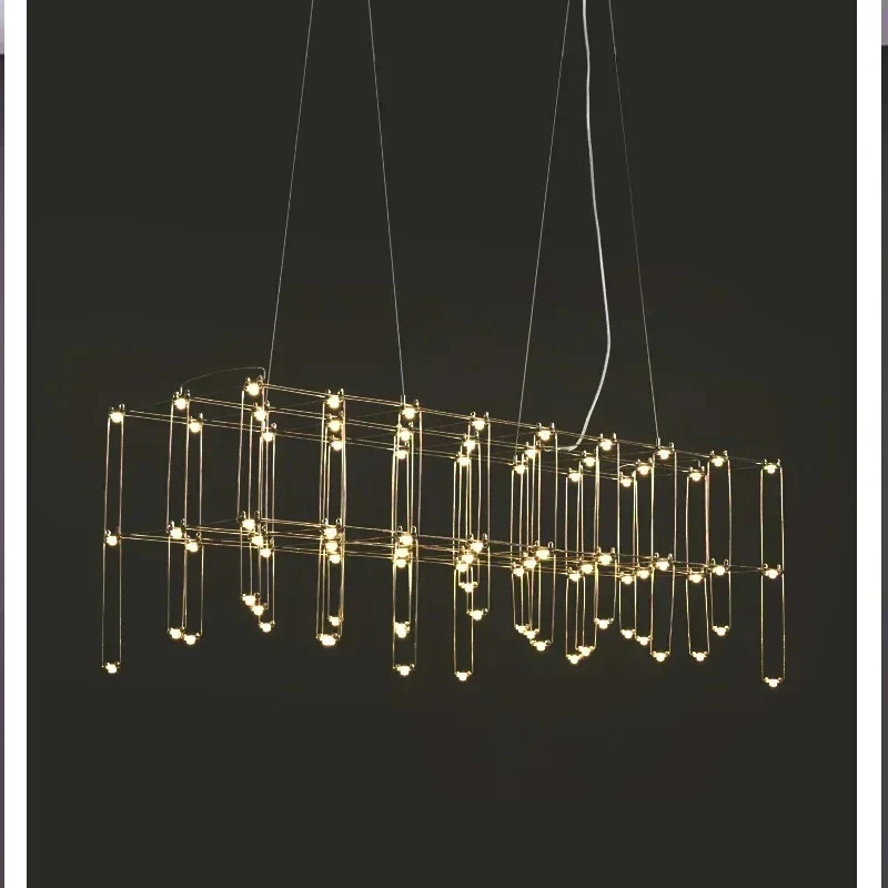 lustre LED postmoderne créatif pour bar et réception - Image 8