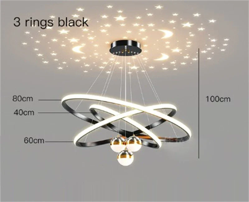 lustre led romantique projecteur de ciel étoilé avec télécommande - Image 14
