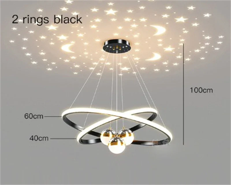 lustre led romantique projecteur de ciel étoilé avec télécommande - Image 16