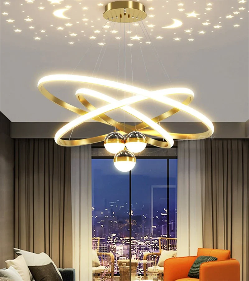lustre led romantique projecteur de ciel étoilé avec télécommande - Image 5