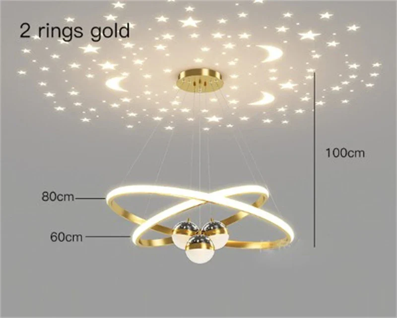 lustre led romantique projecteur de ciel étoilé avec télécommande - Image 7
