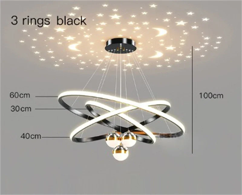 lustre led romantique projecteur de ciel étoilé avec télécommande - Image 8