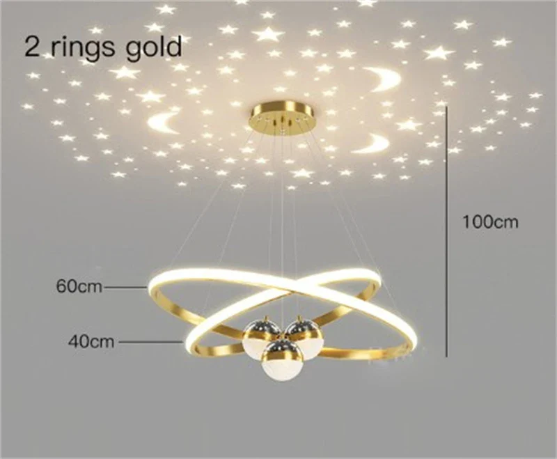 lustre led romantique projecteur de ciel étoilé avec télécommande - Image 9