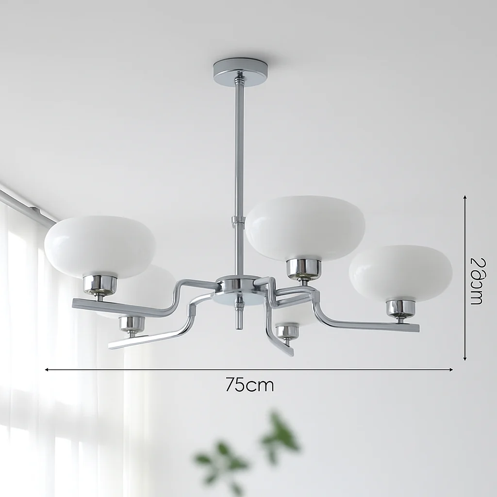 lustre led vintage style bauhaus éclairage suspendu créateur nordique - Image 4