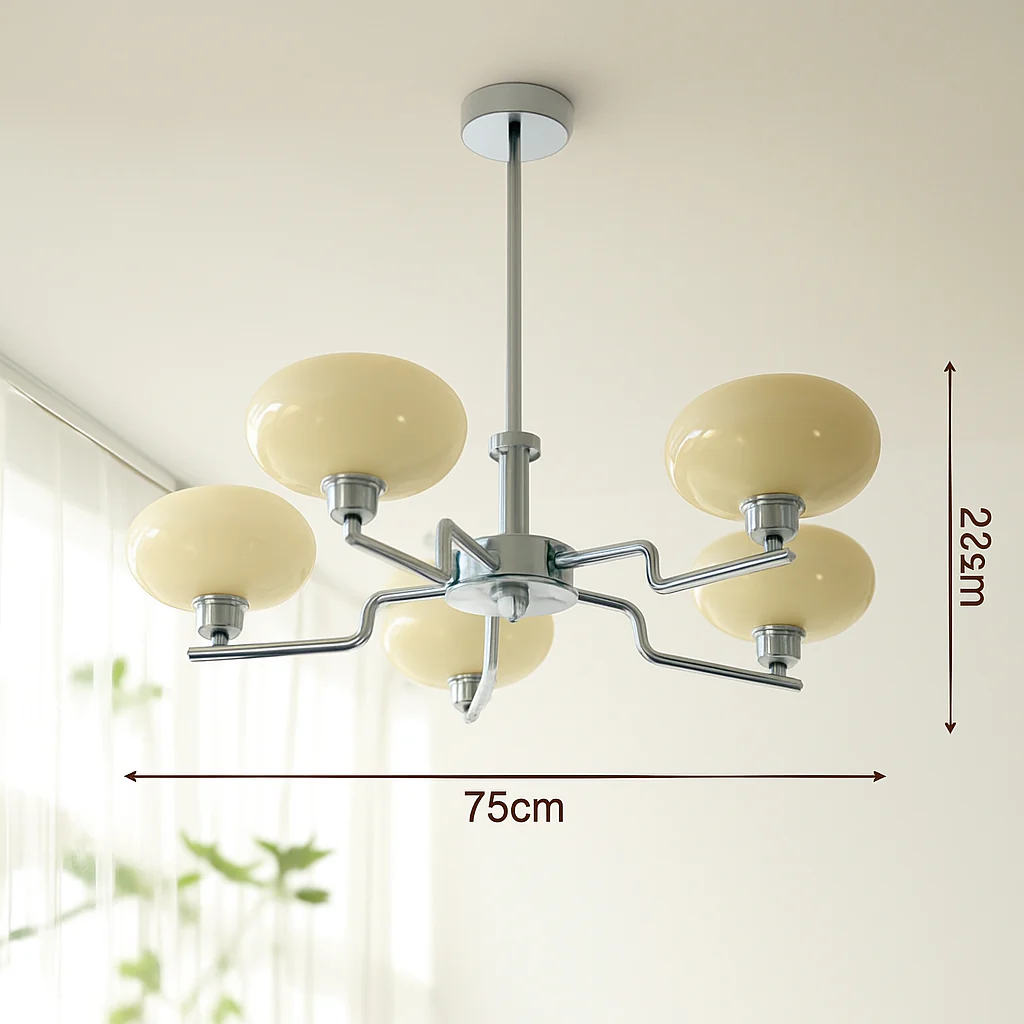 lustre led vintage style bauhaus éclairage suspendu créateur nordique - Image 8