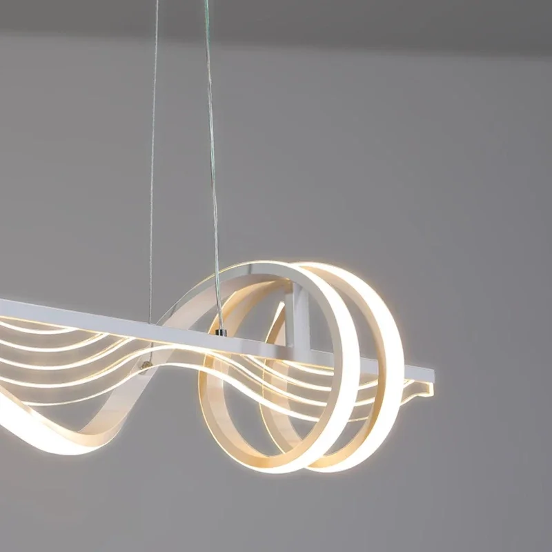 lustre linéaire moderne pour décoration intérieure et ambiance lumineuse - Image 5