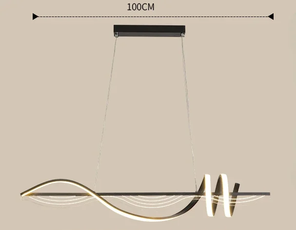 lustre linéaire moderne pour décoration intérieure et ambiance lumineuse - Image 7