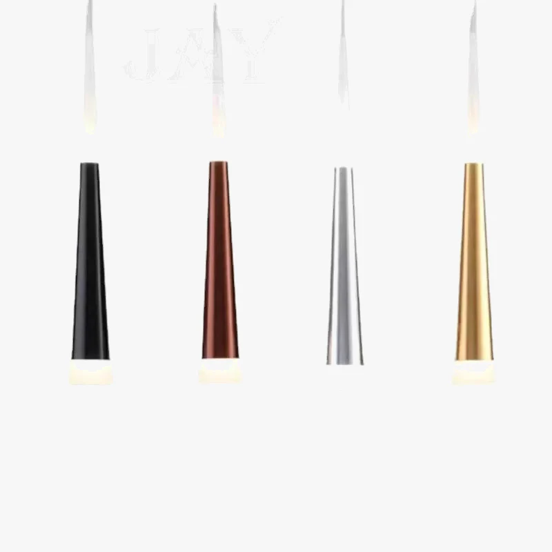 lustre lumineux conique à led design moderne nordique - Image 2