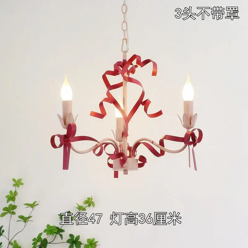 lustre mignon pour enfants éclairage suspendu avec nœud décoratif - Image 10