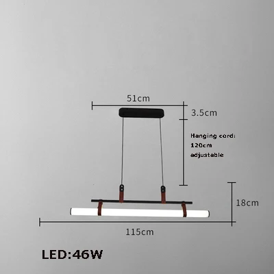 lustre minimaliste à led tendance 2022 éclairage suspendu - Image 10