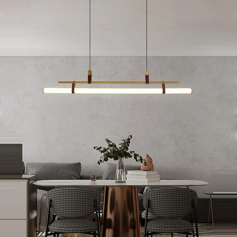lustre minimaliste à led tendance pour éclairage moderne - Image 3