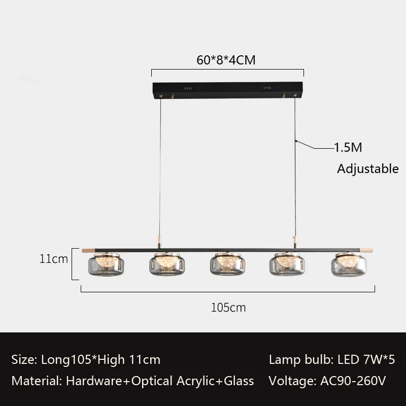 lustre minimaliste italien haut de gamme pour éclairage moderne - Image 12