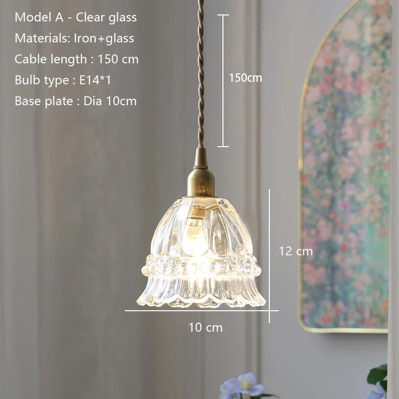 lustre minimaliste moderne en verre pour éclairage intérieur - Image 10