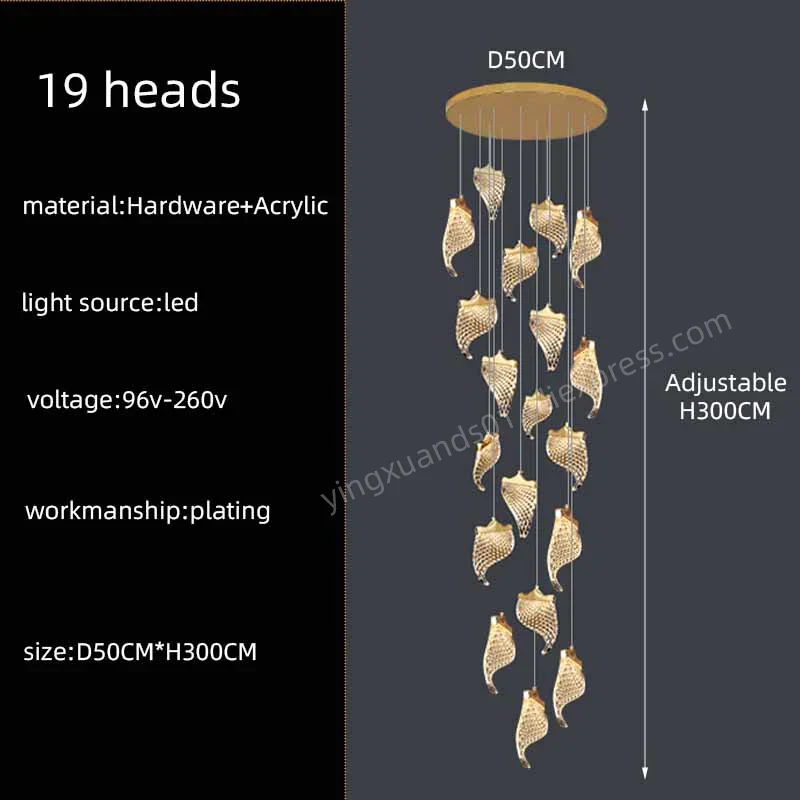 lustre moderne à led éclairage suspendu design pour espace contemporain - Image 10