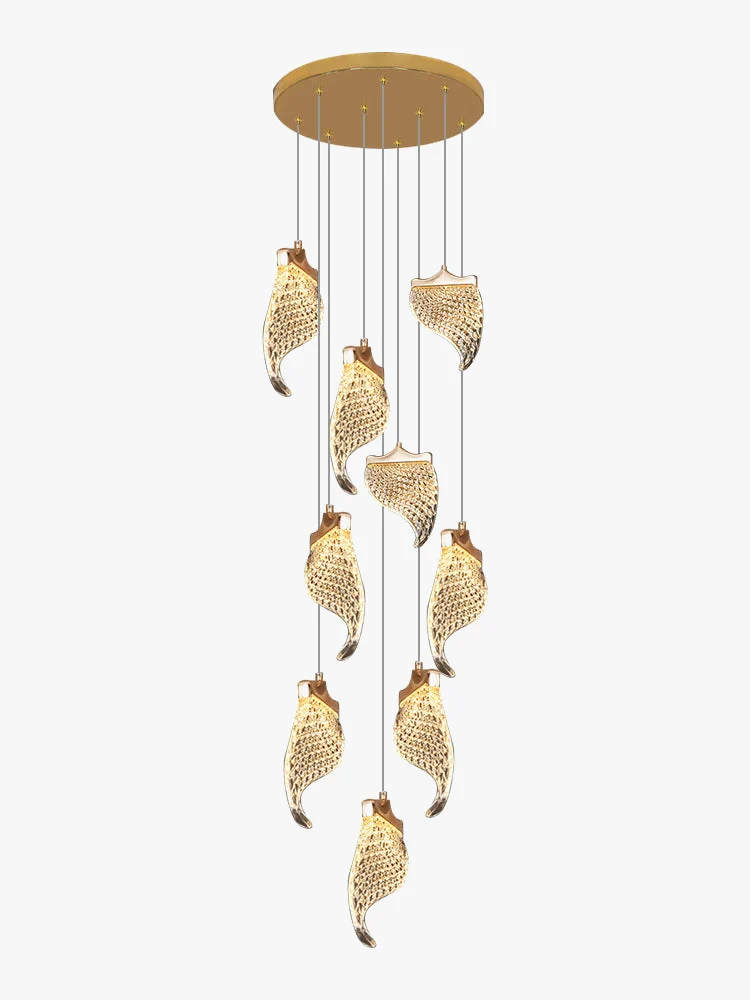lustre moderne à led éclairage suspendu design pour espace contemporain - Image 6