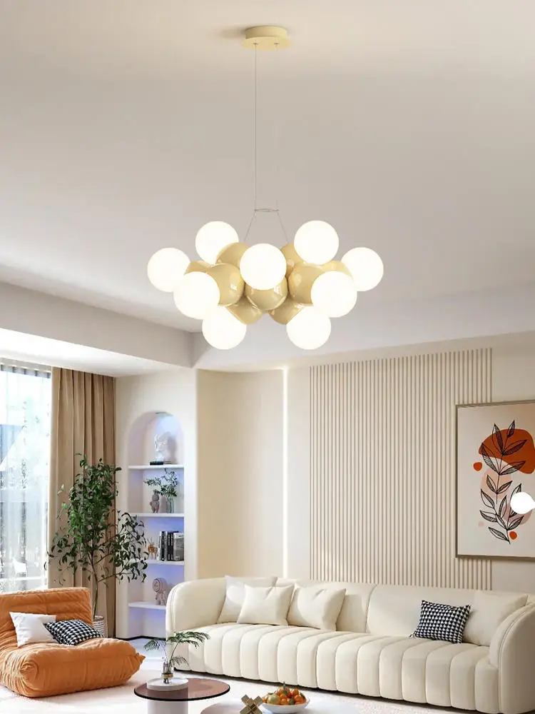 lustre moderne à led en fer pour décoration intérieure - Image 2