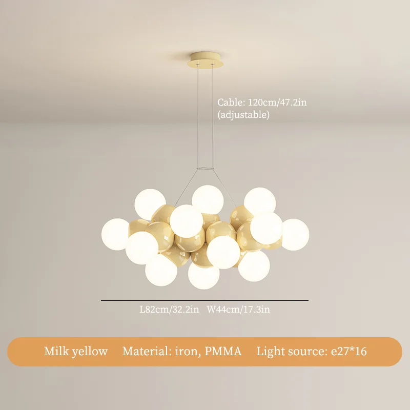 lustre moderne à led en fer pour décoration intérieure - Image 8
