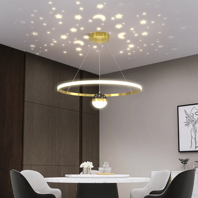 lustre moderne à led en silice pour restaurant et bureau - Image 5