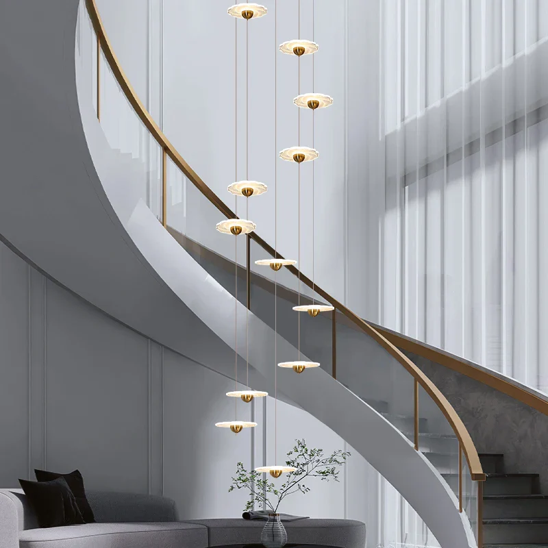 lustre moderne à led pour éclairage intérieur élégant - Image 2