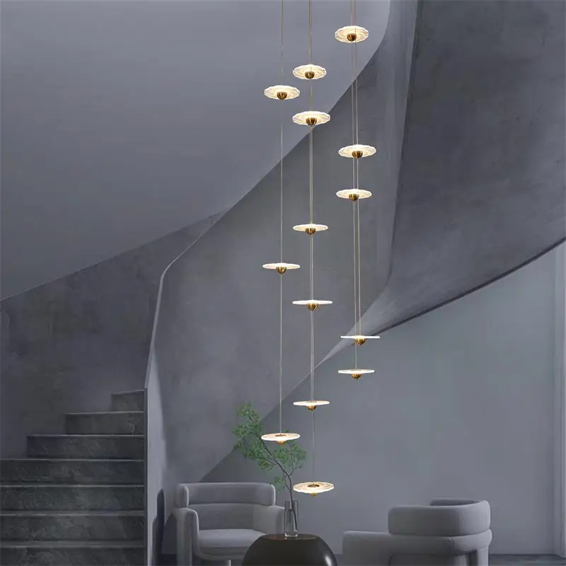 lustre moderne à led pour éclairage intérieur élégant - Image 3