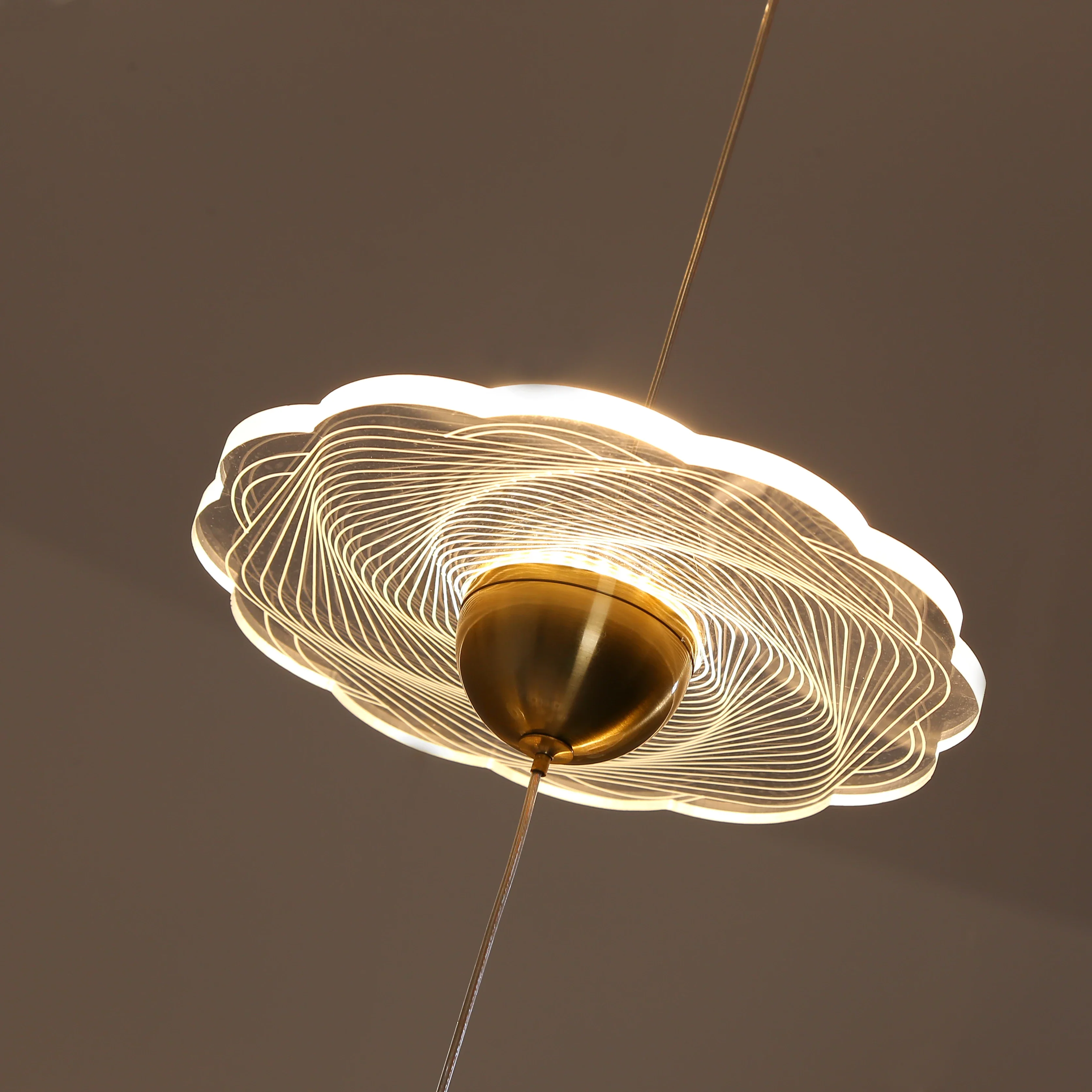 lustre moderne à led pour éclairage intérieur élégant - Image 5