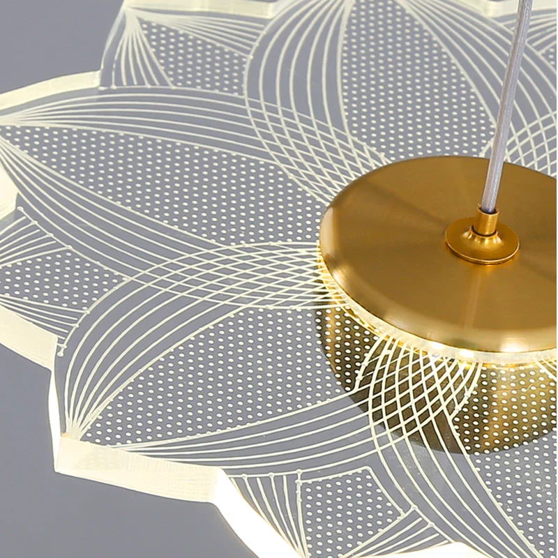 lustre moderne à led pour espaces intérieurs élégants et contemporains - Image 5