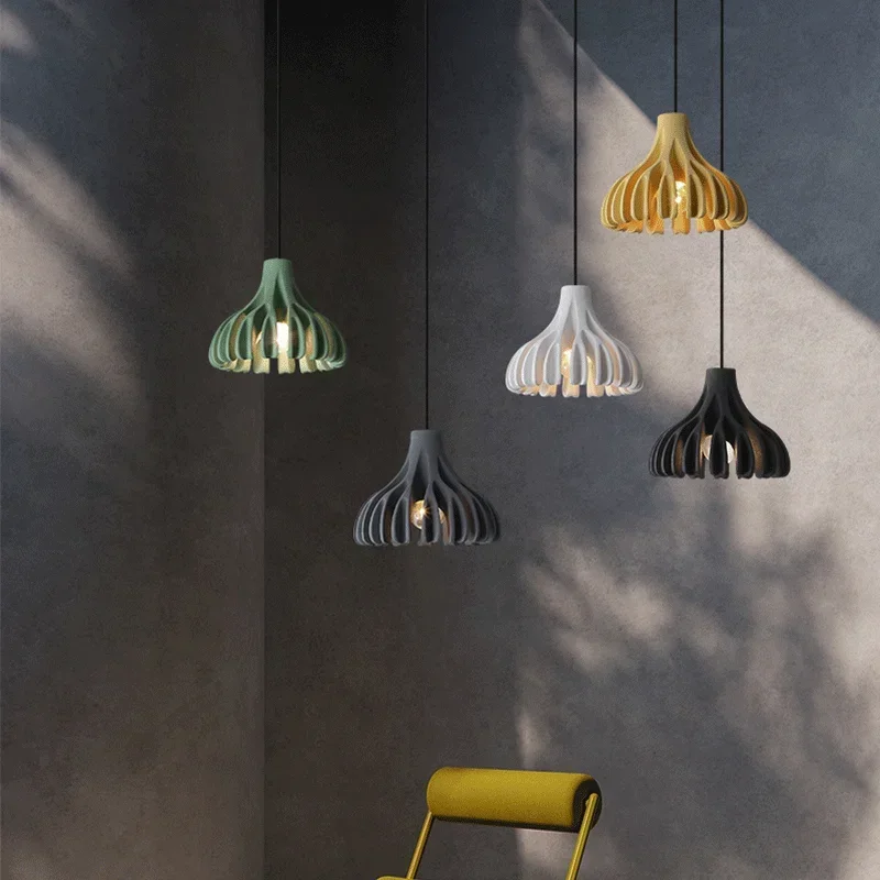 lustre moderne design en résine pour décoration commerciale - Image 2