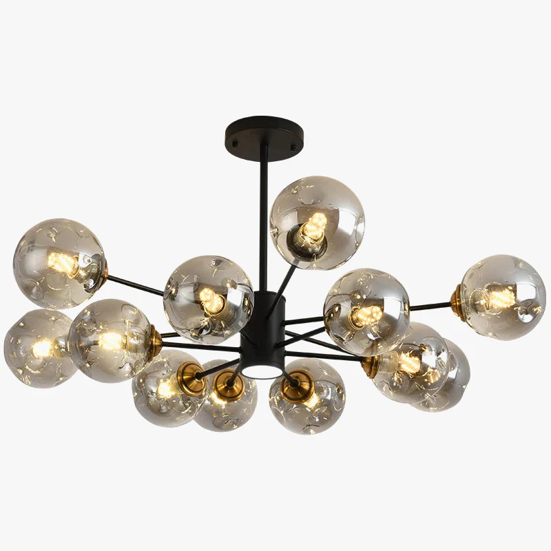 lustre moderne design haricot magique en verre intérieur - Image 6