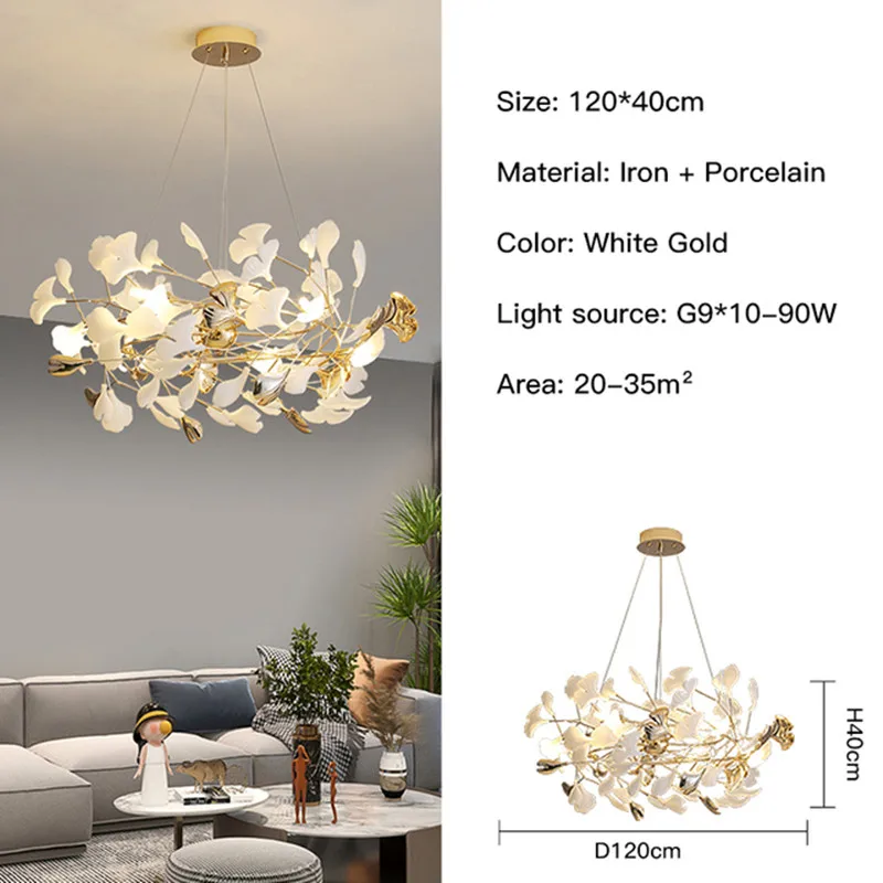 lustre moderne design nordique pour intérieur suspendu au plafond - Image 24