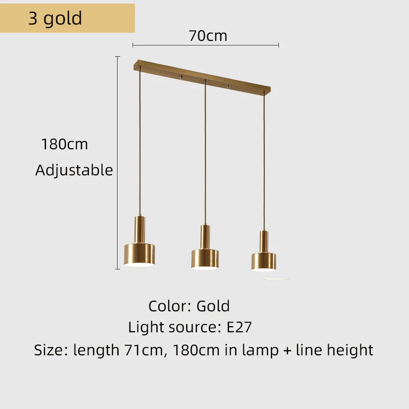 lustre moderne design nordique pour restaurant ou table - Image 11
