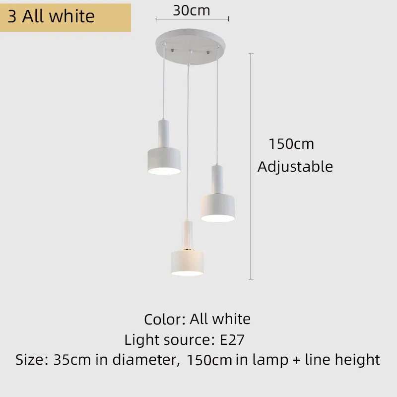 lustre moderne design nordique pour restaurant ou table - Image 13