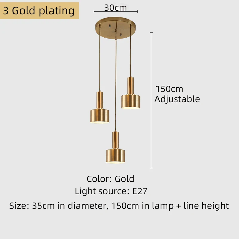 lustre moderne design nordique pour restaurant ou table - Image 15